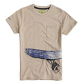 Skateboard Crew Khaki Tee - UNNUSULLEE