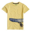 Skateboard Crew Yellow Tee - UNNUSULLEE