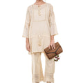 Block Symmetry Fusion Tunic - SHUBINAK.COM