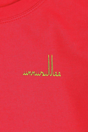 Blushin’ Gajjraili, T-Shirt (Red) - UNNUSULLEE