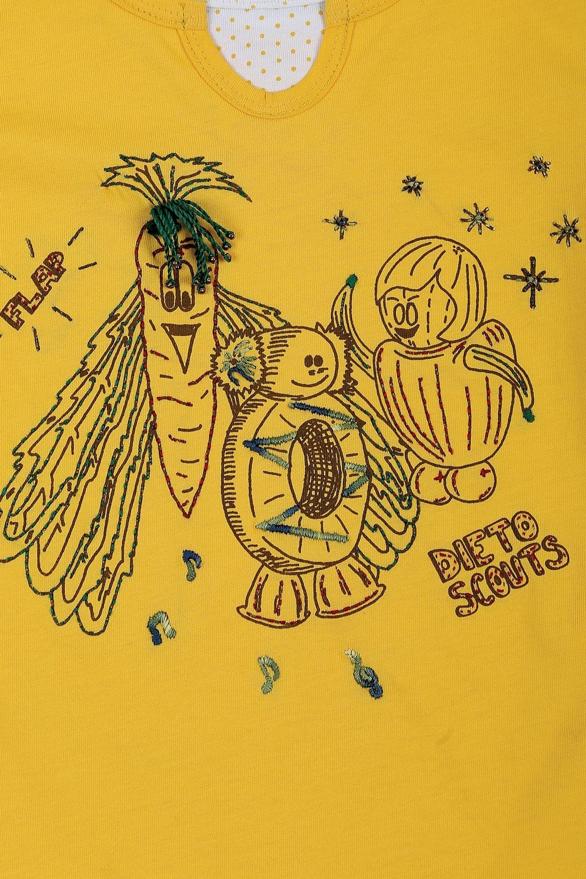 Dieto Scouts, T-Shirt (Lemon Yellow) - UNNUSULLEE