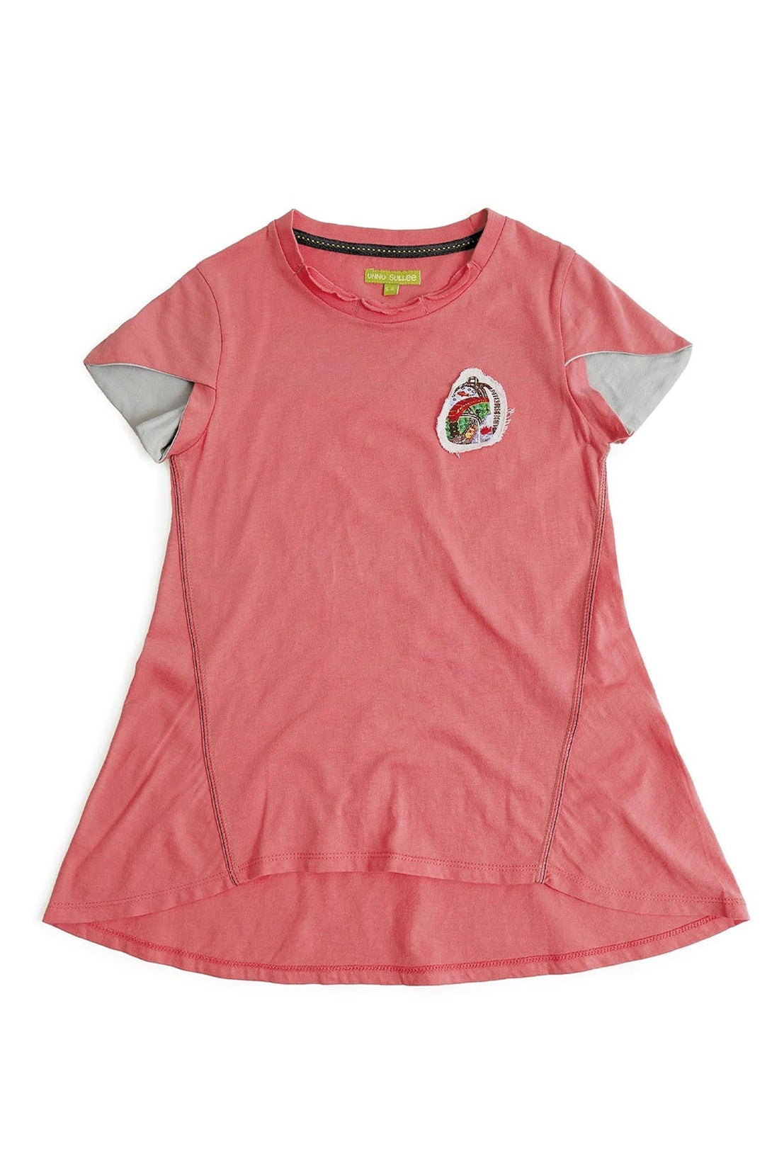 Travel Tulip Peach Top - UNNUSULLEE